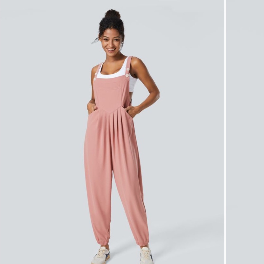 Last chance! HALARA Blush Pink Jumpsuit Overalls
